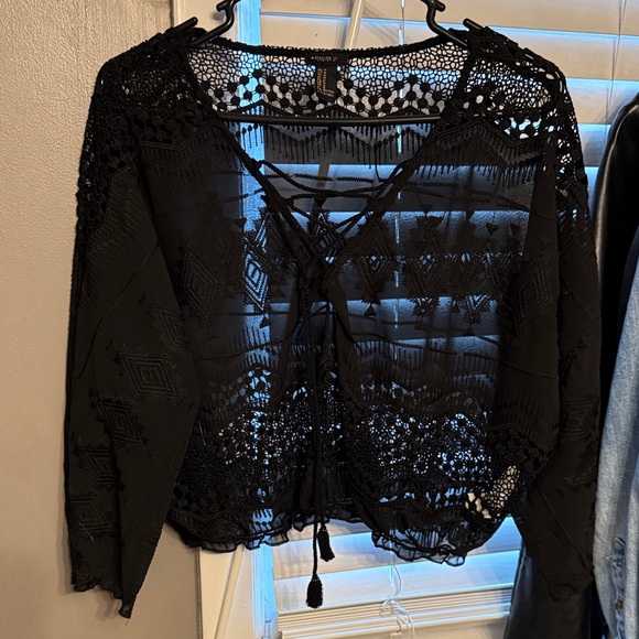 Forever 21 Tops - Forever 21 Black Lace Blouse